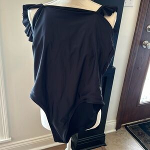 Old Navy black swimsuit, size large